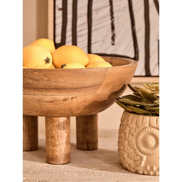 Drvena zdjela u prirodnoj boji ø 27 cm Kara – Premier Housewares-image-3