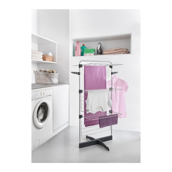 Siva/u srebrnoj boji sušilica za rublje 22 m Thunder – Metaltex-image-3