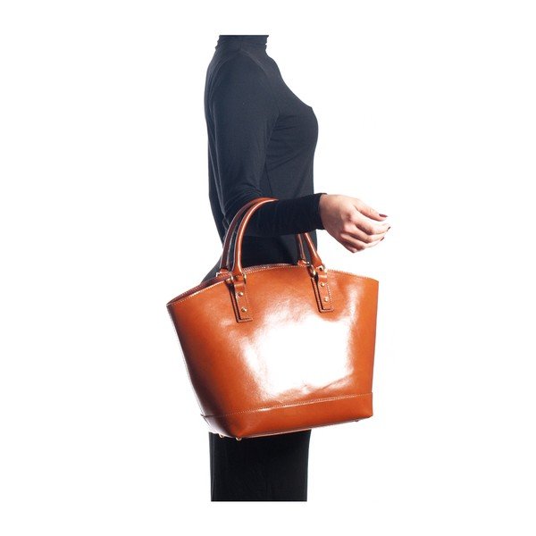 Kožna torbica Sofia Cardoni 3016 Cognac-image-4