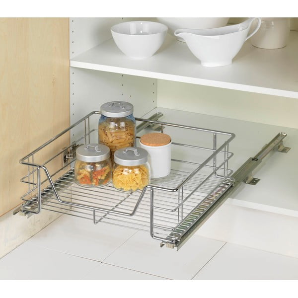 Izvlačna polica od nehrđajućeg čelika Maximex Slide, 51 x 40 cm-image-1