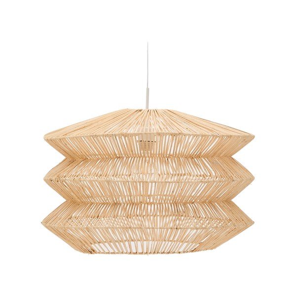 Viseća svjetiljka u prirodnoj boji sa sjenilom od ratana Dakit – Kave Home