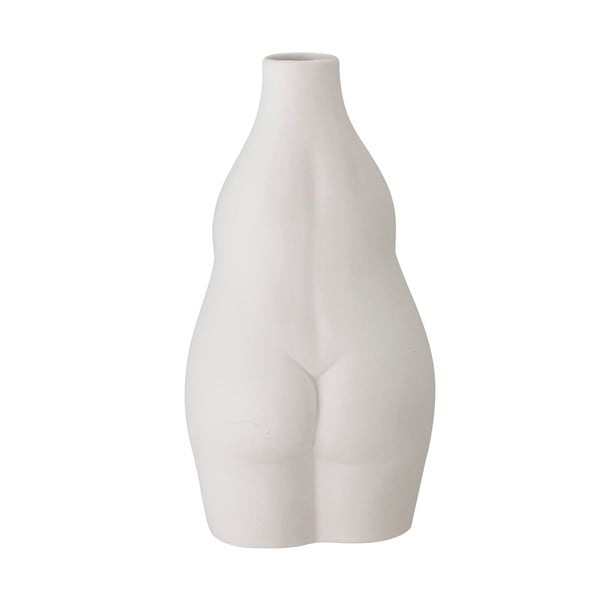Bijela vaza od kamenine Bloomingville Elora, visina 18 cm-image-3