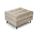 Bež podnožnik od baršunastog materijala Milo Casa Attilio