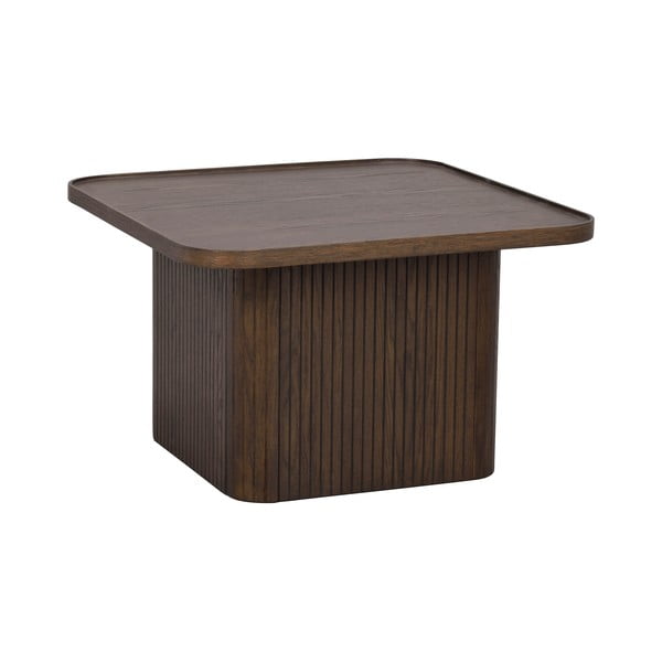 Tamno smeđi stolić za kavu u dekoru hrasta ø 60 cm Sullivan – Rowico-image-2