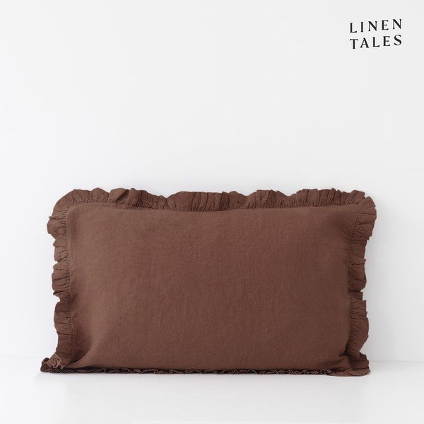 Lanena jastučnica 50x60 cm Chocolate – Linen Tales