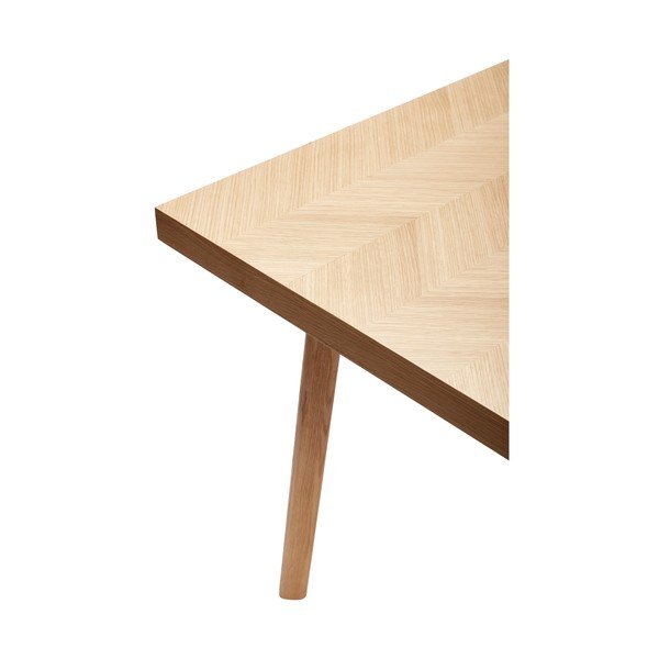 Blagovaonski stol u dekoru hrasta 100x200 cm Herringbone – Hübsch-image-3