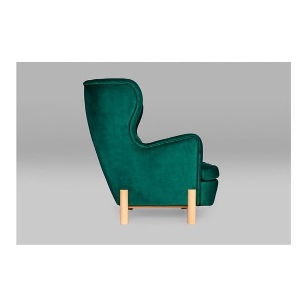 Tamnozelena fotelja SKANDICA Ingrid Green-image-2