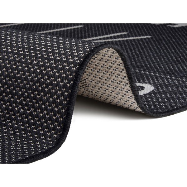 Crni dječji tepih Ragami Letters, 80 x 150 cm-image-2