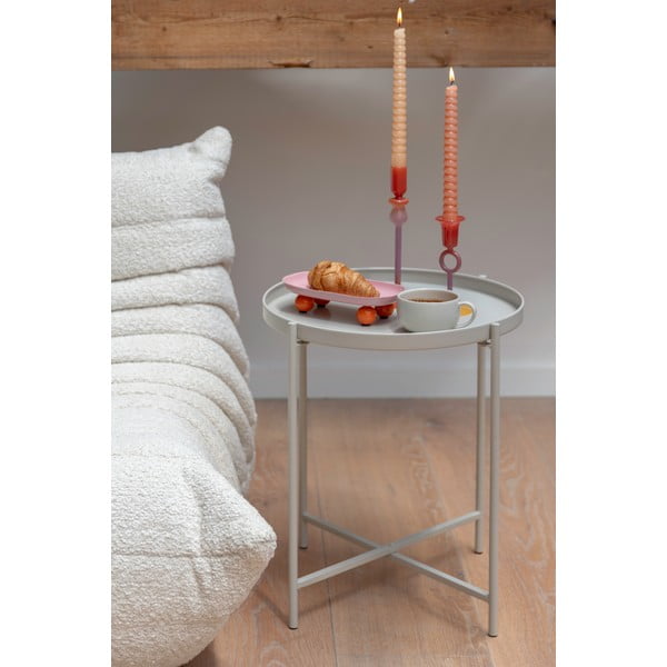 Metalni okrugao pomoćni stol ø 40 cm Meseta  – Leitmotiv-image-1