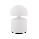 Bijela LED stolna lampa s metalnim sjenilom (visina 14 cm) Impetu – Leitmotiv