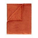 Narančasta deka od mikropliša 130x170 cm Raschel Velvet – Catherine Lansfield