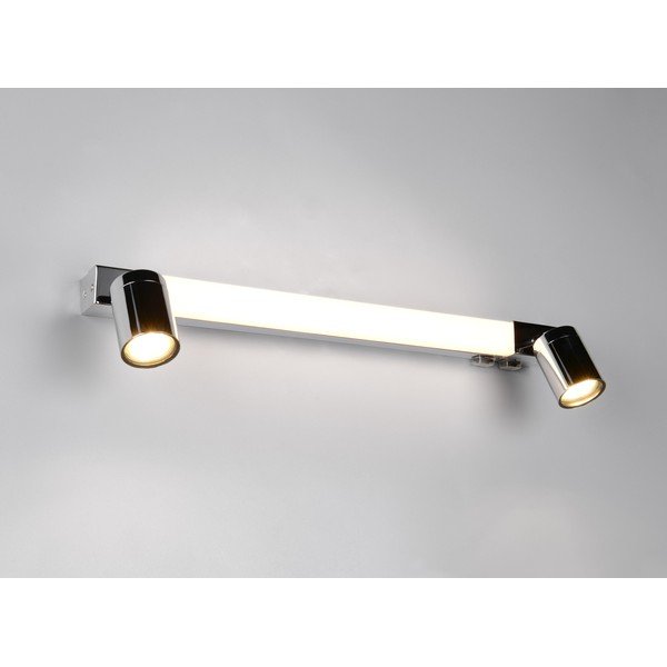 LED zidna lampa u sjajno srebrnoj boji Enrico – Trio-image-1