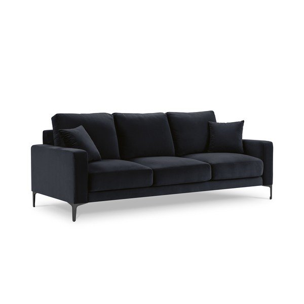 Tamnoplavi baršunasti kauč Kooko Home Harmony, 220 cm-image-3