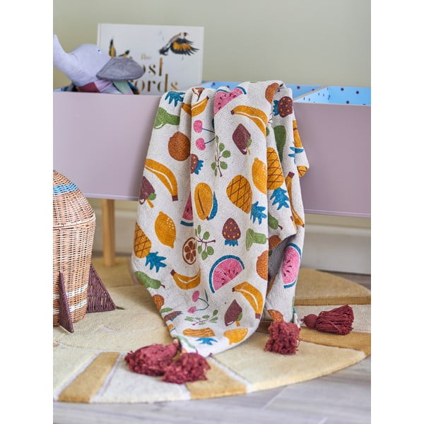 Deka za bebe od recikliranog pamuka 130x160 cm Fruitta – Bloomingville Mini-image-1