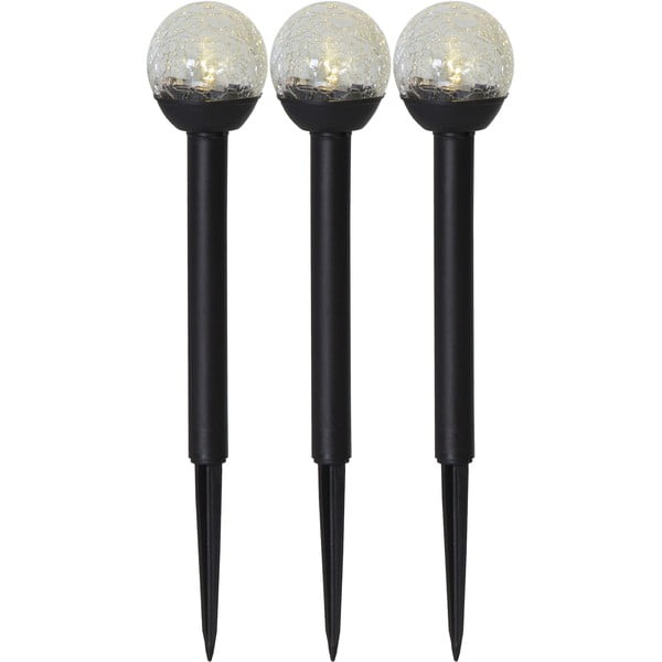 Set od 3 vanjske solarne LED svjetiljke Star Trading Roma, visina 23 cm