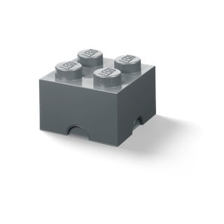 Dječja tamno siva kutija za pohranu LEGO® Square
