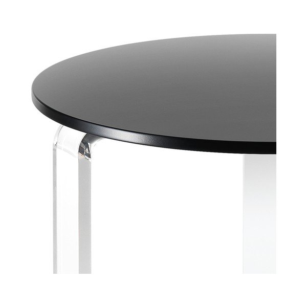 Crni pomoćni stolić Tomasucci Poole, ⌀ 48 cm-image-1