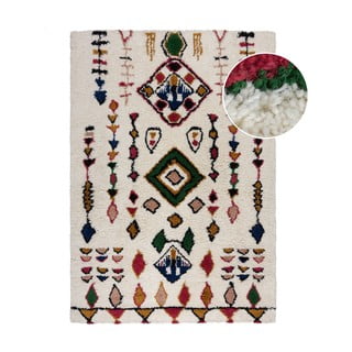 Krem ručno rađen vunen tepih 160x230 cm Moroccan Fes – Flair Rugs
