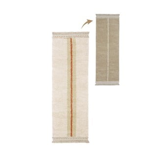 Bež pamučna staza 80x230 cm Duetto Sage – Lorena Canals