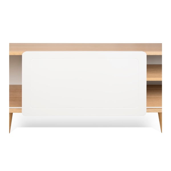 TV stol u dekoru hrastovog drveta s bijelim TemaHome Nyla detaljima-image-3