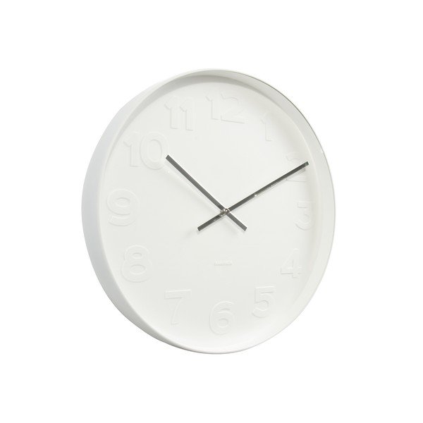 Bijeli sat Karlsson Zubar, ø 51 cm-image-1