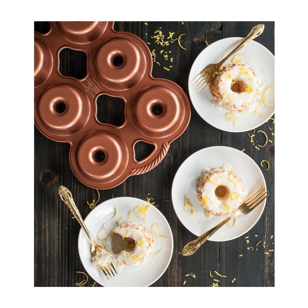 Kalup za 6 mini torta u bakrenoj boji Nordic Ware Angel, 1,4 l-image-3