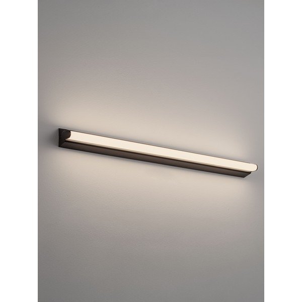 Mat crna LED zidna lampa aluminijska Endo – Nova Luce-image-3