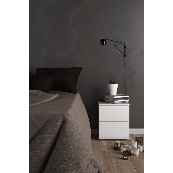 Bijeli noćni ormarić Nova – Tvilum-image-1