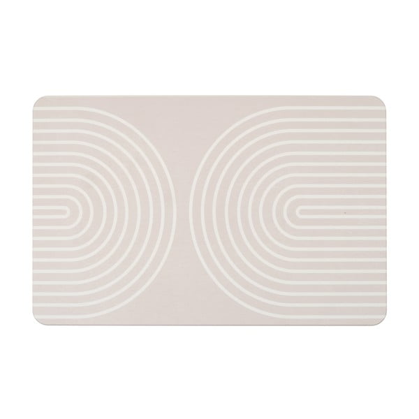 Bež kupaonska prostirka od dijatomita 39x60 cm Nazca – Wenko