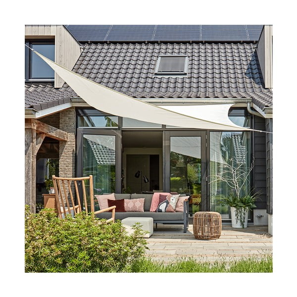 Bež kvadratno jedro za zaštitu od sunca Livin' Outdoor Como, 3,6 x 3,6 m-image-2