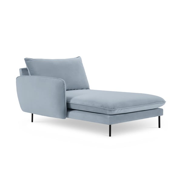 Svjetloplava baršunasta ležaljka (lijevi kut) Vienna - Cosmopolitan Design-image-3