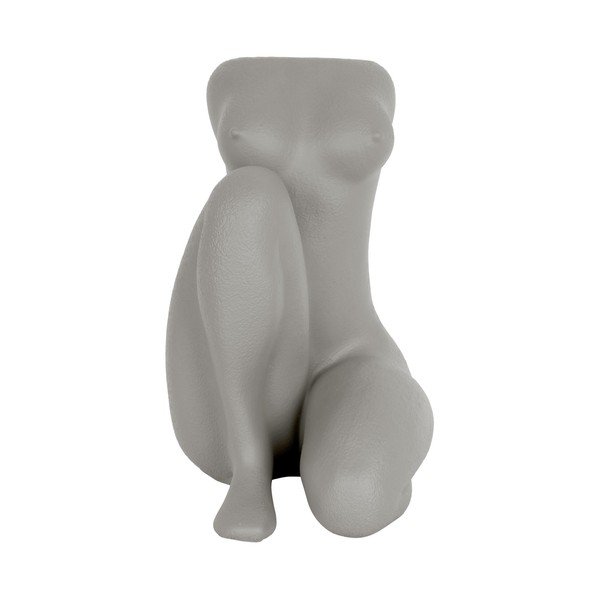 Siva vaza PT LIVING Sitting Lady