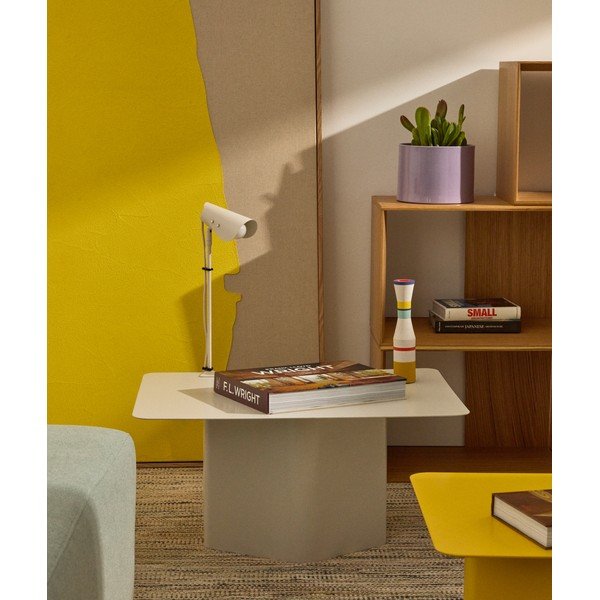 Svijetlo siva metalna stolna lampa s hvataljkom (visina 51 cm) Jula – Kave Home-image-1