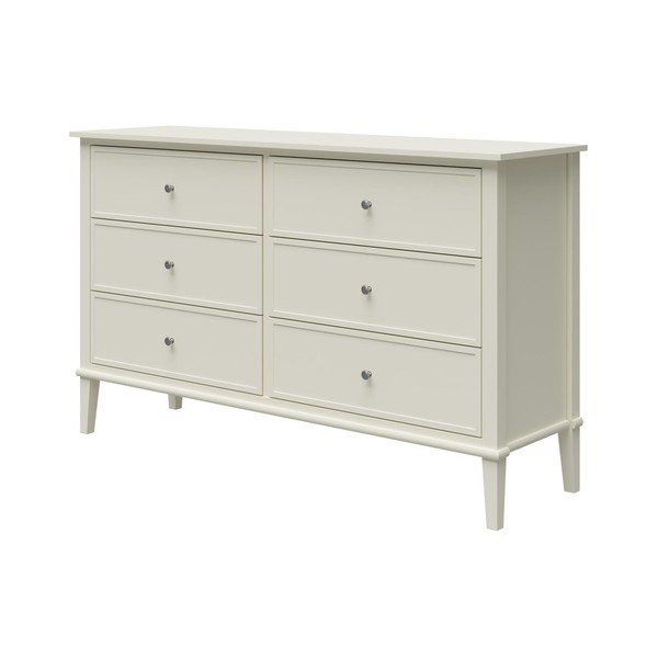 Bijela niska komoda 138x84 cm Franklin – Støraa-image-2