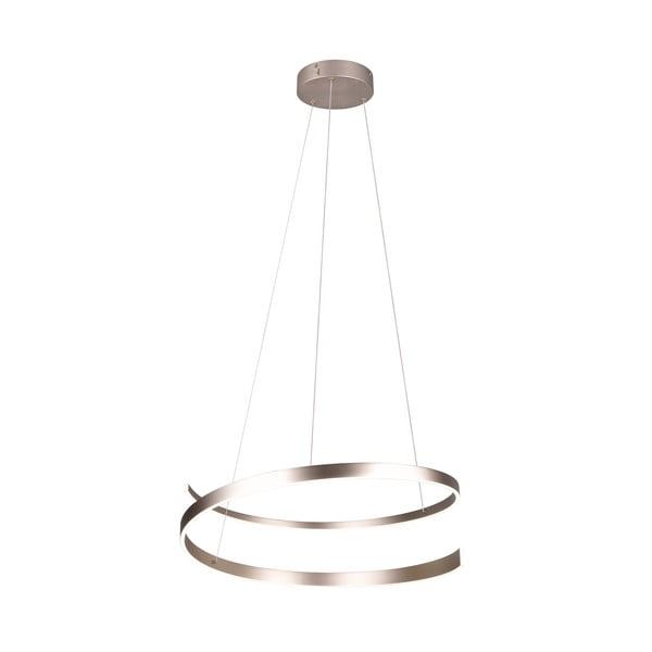 Siva LED viseća svjetiljka s metalnim sjenilom ø 75 cm Cinardi – CINQUE
