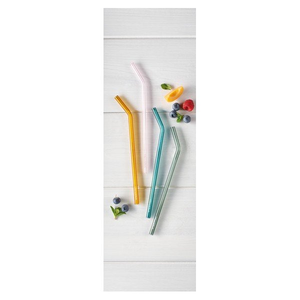 Set od 4 staklene slamke i četke Villeroy & Boch-image-3