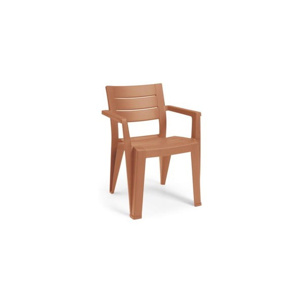 Narančasta plastična vrtna stolica Julie – Keter