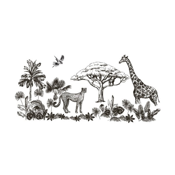 Ukrasne naljepnice na zidu Ambijent savana-image-1