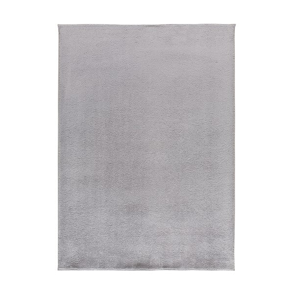 Sivi tepih od mikrovlakana 160x220 cm Coraline Liso – Universal