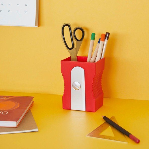 Plastičan uredski organizator za dopisnice Sharpener – Balvi-image-1