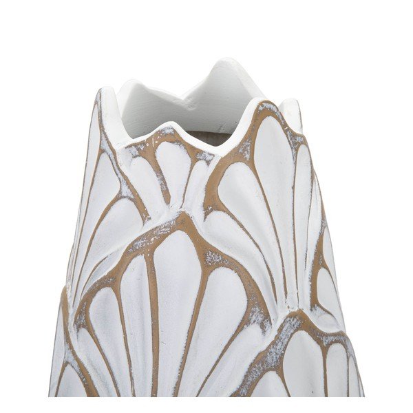 Bijela visoka vaza od polyresina 55 cm Panama – Mauro Ferretti-image-2