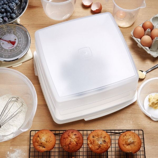 Posuda s poklopcem za tortu Addis Seal Tight Cake Store, 14 l-image-1