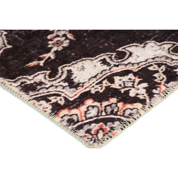 Crni perivi tepih 180x120 cm - Vitaus-image-2