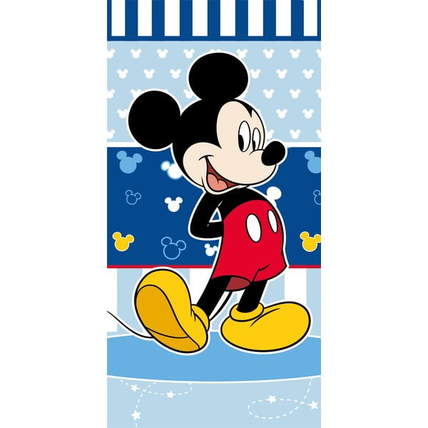 Plavi dječji ručnik od frotira 70x140 cm Mickey – Jerry Fabrics