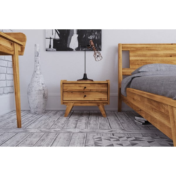 Noćni ormarić od hrastovine Retro 1 - The Beds-image-1