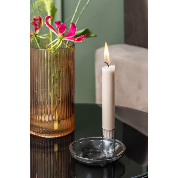 Sivi stakleni svijećnjak PT LIVING kada-image-1