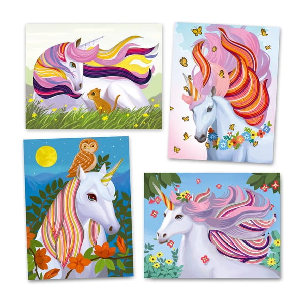 Kreativni set Djeco Rainbow Unicorns