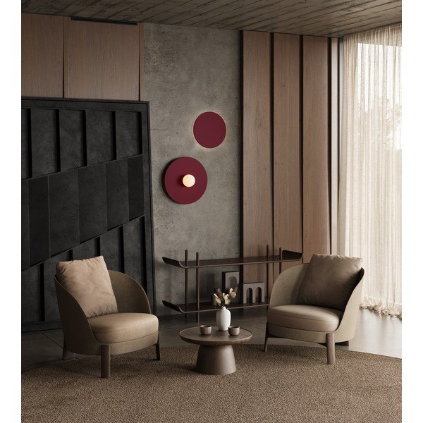 Tamno plava metalna zidna lampa ø 50 cm AKE – Thoro-image-3