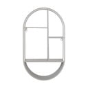 Svijetlo siva metalna polica s više razina 35 cm Feira – House Nordic