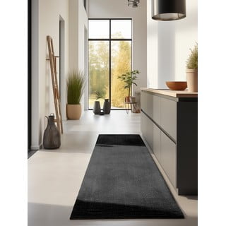 Crna staza jutenia 80x200 cm Bouclé – Hanse Home